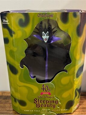 40th Anniversary Disney Maleficent Doll Collectors Item in Original Box